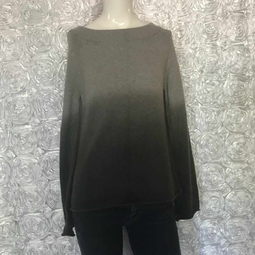 Gray ombré sweater